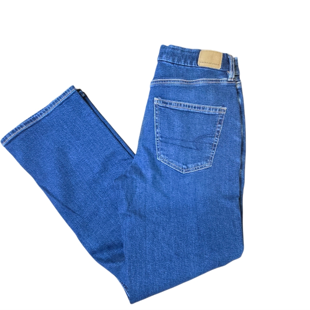 American Eagle Jeans Size 4 Regular Stretch Cool Flex 30x30 Straight Denim